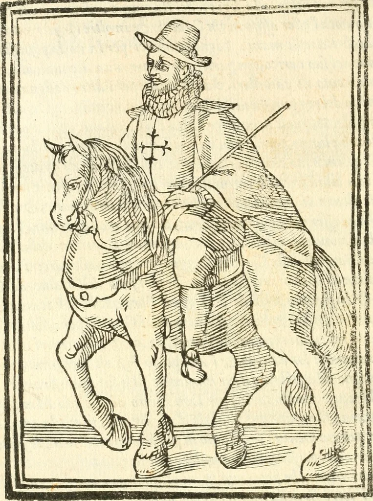 An illustration from Il zodiaco, over, idea di perfettione di prencipi : formata dall'heroiche virtù dell'illvstriss. et eccellentiss. signore D. Antonio Alvarez di Toledo, duca d'Alba vicere di Napoli : rapresentata come in vn trionfo dal fidelissimo popolo napoletano : per opera del dottore Francesco Antonio Scacciauento suo eletto : nella pomposissima festa di San Gio. Battista, celebrata à 23. di giugno 1629. per il settimo anno del suo gouerno, 1630, leaf 163