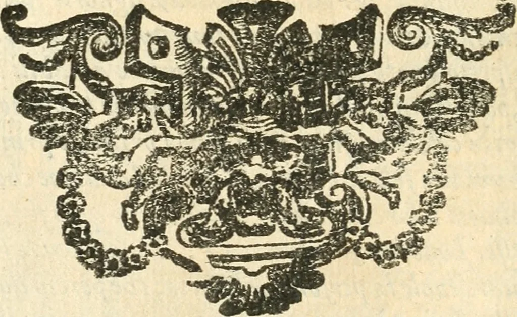 An illustration from Il zodiaco, over, idea di perfettione di prencipi : formata dall'heroiche virtù dell'illvstriss. et eccellentiss. signore D. Antonio Alvarez di Toledo, duca d'Alba vicere di Napoli : rapresentata come in vn trionfo dal fidelissimo popolo napoletano : per opera del dottore Francesco Antonio Scacciauento suo eletto : nella pomposissima festa di San Gio. Battista, celebrata à 23. di giugno 1629. per il settimo anno del suo gouerno, 1630, leaf 21