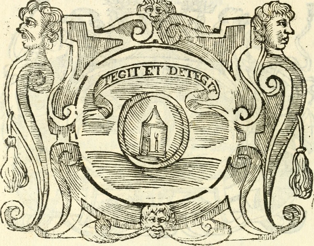 An illustration from Il zodiaco, over, idea di perfettione di prencipi : formata dall'heroiche virtù dell'illvstriss. et eccellentiss. signore D. Antonio Alvarez di Toledo, duca d'Alba vicere di Napoli : rapresentata come in vn trionfo dal fidelissimo popolo napoletano : per opera del dottore Francesco Antonio Scacciauento suo eletto : nella pomposissima festa di San Gio. Battista, celebrata à 23. di giugno 1629. per il settimo anno del suo gouerno, 1630, leaf 215