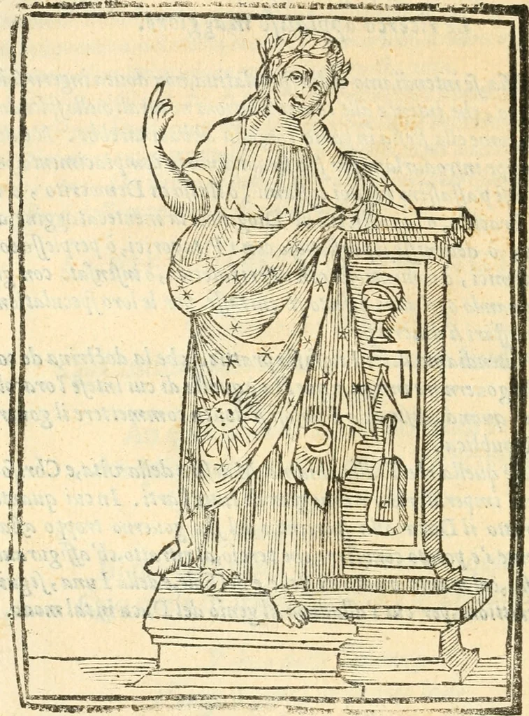An illustration from Il zodiaco, over, idea di perfettione di prencipi : formata dall'heroiche virtù dell'illvstriss. et eccellentiss. signore D. Antonio Alvarez di Toledo, duca d'Alba vicere di Napoli : rapresentata come in vn trionfo dal fidelissimo popolo napoletano : per opera del dottore Francesco Antonio Scacciauento suo eletto : nella pomposissima festa di San Gio. Battista, celebrata à 23. di giugno 1629. per il settimo anno del suo gouerno, 1630, leaf 235