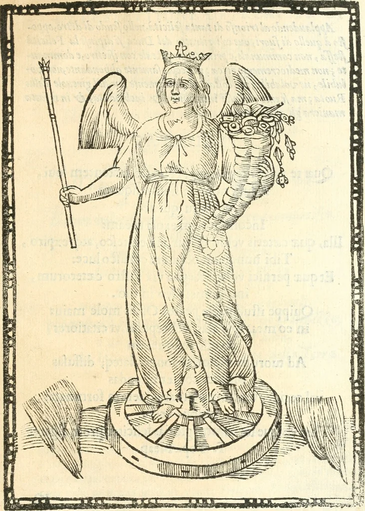 An illustration from Il zodiaco, over, idea di perfettione di prencipi : formata dall'heroiche virtù dell'illvstriss. et eccellentiss. signore D. Antonio Alvarez di Toledo, duca d'Alba vicere di Napoli : rapresentata come in vn trionfo dal fidelissimo popolo napoletano : per opera del dottore Francesco Antonio Scacciauento suo eletto : nella pomposissima festa di San Gio. Battista, celebrata à 23. di giugno 1629. per il settimo anno del suo gouerno, 1630, leaf 24