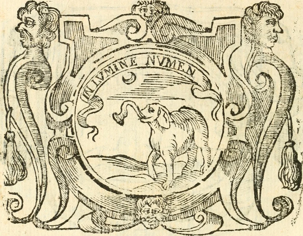 An illustration from Il zodiaco, over, idea di perfettione di prencipi : formata dall'heroiche virtù dell'illvstriss. et eccellentiss. signore D. Antonio Alvarez di Toledo, duca d'Alba vicere di Napoli : rapresentata come in vn trionfo dal fidelissimo popolo napoletano : per opera del dottore Francesco Antonio Scacciauento suo eletto : nella pomposissima festa di San Gio. Battista, celebrata à 23. di giugno 1629. per il settimo anno del suo gouerno, 1630, leaf 293