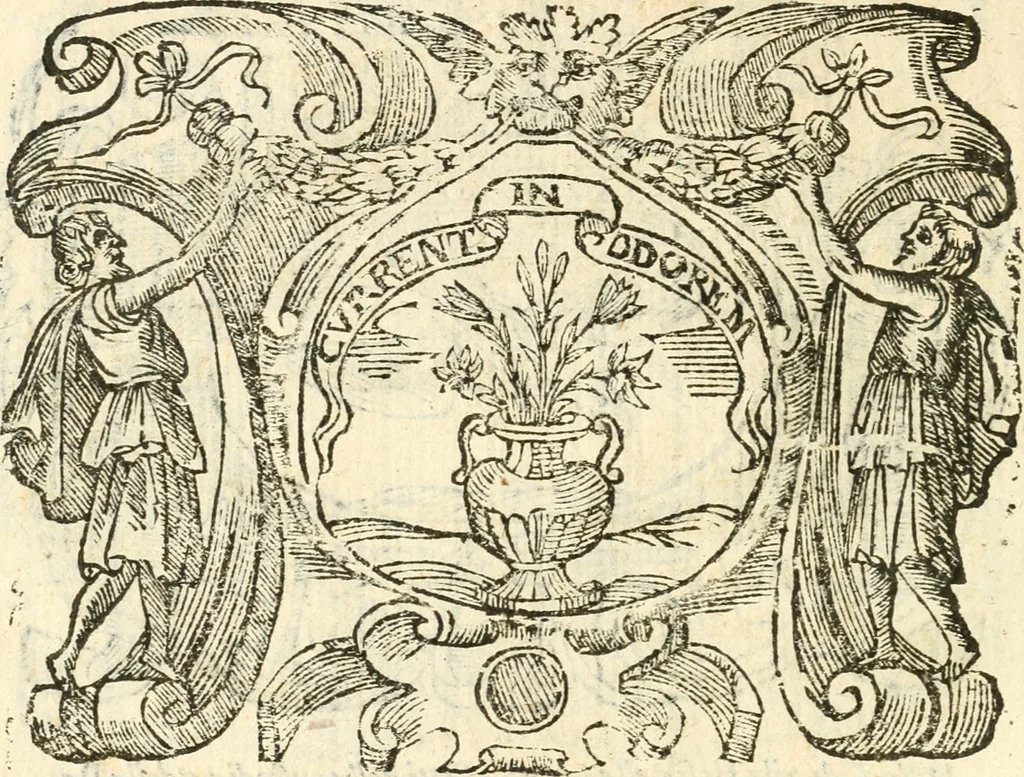 An illustration from Il zodiaco, over, idea di perfettione di prencipi : formata dall'heroiche virtù dell'illvstriss. et eccellentiss. signore D. Antonio Alvarez di Toledo, duca d'Alba vicere di Napoli : rapresentata come in vn trionfo dal fidelissimo popolo napoletano : per opera del dottore Francesco Antonio Scacciauento suo eletto : nella pomposissima festa di San Gio. Battista, celebrata à 23. di giugno 1629. per il settimo anno del suo gouerno, 1630, leaf 295