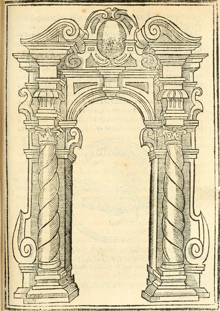 An illustration from Il zodiaco, over, idea di perfettione di prencipi : formata dall'heroiche virtù dell'illvstriss. et eccellentiss. signore D. Antonio Alvarez di Toledo, duca d'Alba vicere di Napoli : rapresentata come in vn trionfo dal fidelissimo popolo napoletano : per opera del dottore Francesco Antonio Scacciauento suo eletto : nella pomposissima festa di San Gio. Battista, celebrata à 23. di giugno 1629. per il settimo anno del suo gouerno, 1630, leaf 336