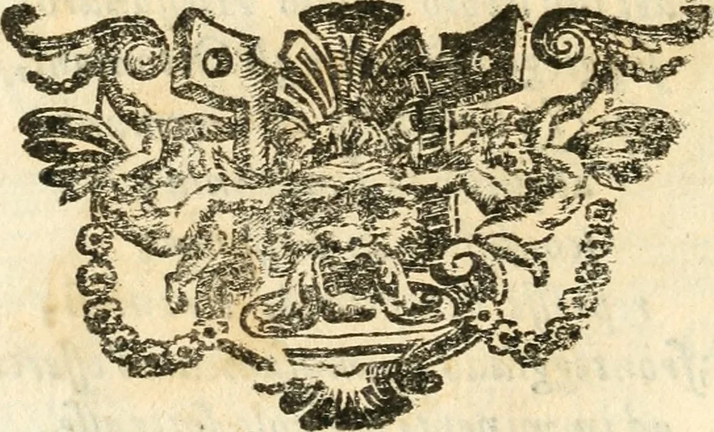 An illustration from Il zodiaco, over, idea di perfettione di prencipi : formata dall'heroiche virtù dell'illvstriss. et eccellentiss. signore D. Antonio Alvarez di Toledo, duca d'Alba vicere di Napoli : rapresentata come in vn trionfo dal fidelissimo popolo napoletano : per opera del dottore Francesco Antonio Scacciauento suo eletto : nella pomposissima festa di San Gio. Battista, celebrata à 23. di giugno 1629. per il settimo anno del suo gouerno, 1630, leaf 37