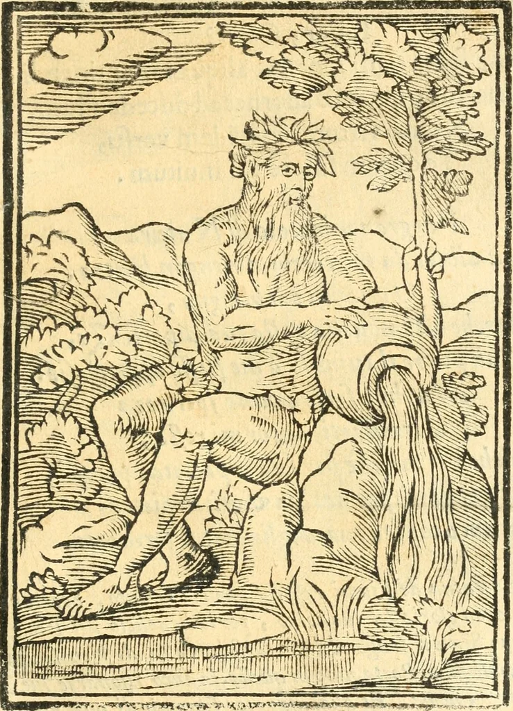 An illustration from Il zodiaco, over, idea di perfettione di prencipi : formata dall'heroiche virtù dell'illvstriss. et eccellentiss. signore D. Antonio Alvarez di Toledo, duca d'Alba vicere di Napoli : rapresentata come in vn trionfo dal fidelissimo popolo napoletano : per opera del dottore Francesco Antonio Scacciauento suo eletto : nella pomposissima festa di San Gio. Battista, celebrata à 23. di giugno 1629. per il settimo anno del suo gouerno, 1630, leaf 388