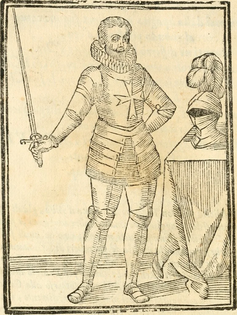 An illustration from Il zodiaco, over, idea di perfettione di prencipi : formata dall'heroiche virtù dell'illvstriss. et eccellentiss. signore D. Antonio Alvarez di Toledo, duca d'Alba vicere di Napoli : rapresentata come in vn trionfo dal fidelissimo popolo napoletano : per opera del dottore Francesco Antonio Scacciauento suo eletto : nella pomposissima festa di San Gio. Battista, celebrata à 23. di giugno 1629. per il settimo anno del suo gouerno, 1630, leaf 41