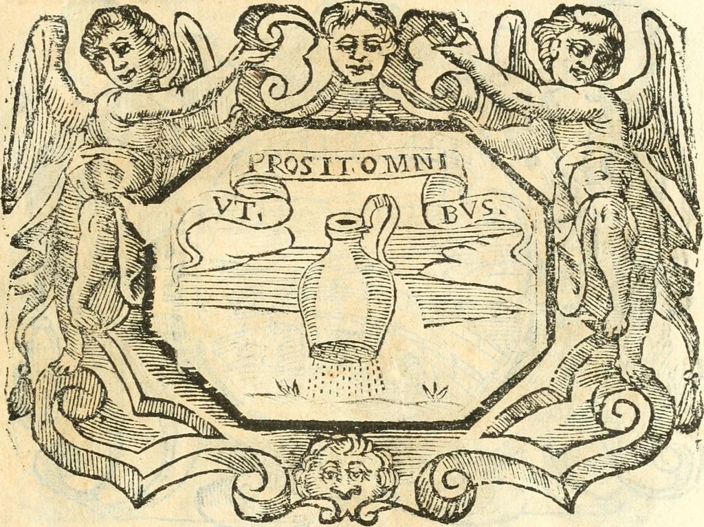 An illustration from Il zodiaco, over, idea di perfettione di prencipi : formata dall'heroiche virtù dell'illvstriss. et eccellentiss. signore D. Antonio Alvarez di Toledo, duca d'Alba vicere di Napoli : rapresentata come in vn trionfo dal fidelissimo popolo napoletano : per opera del dottore Francesco Antonio Scacciauento suo eletto : nella pomposissima festa di San Gio. Battista, celebrata à 23. di giugno 1629. per il settimo anno del suo gouerno, 1630, leaf 420