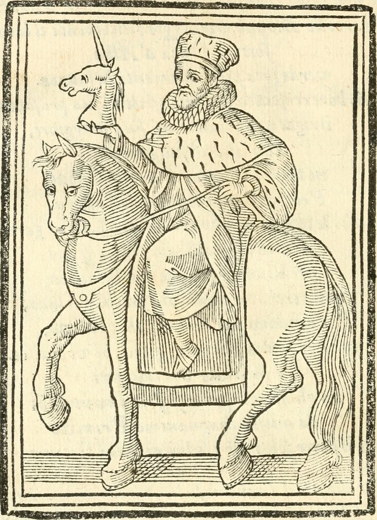 An illustration from Il zodiaco, over, idea di perfettione di prencipi : formata dall'heroiche virtù dell'illvstriss. et eccellentiss. signore D. Antonio Alvarez di Toledo, duca d'Alba vicere di Napoli : rapresentata come in vn trionfo dal fidelissimo popolo napoletano : per opera del dottore Francesco Antonio Scacciauento suo eletto : nella pomposissima festa di San Gio. Battista, celebrata à 23. di giugno 1629. per il settimo anno del suo gouerno, 1630, leaf 455