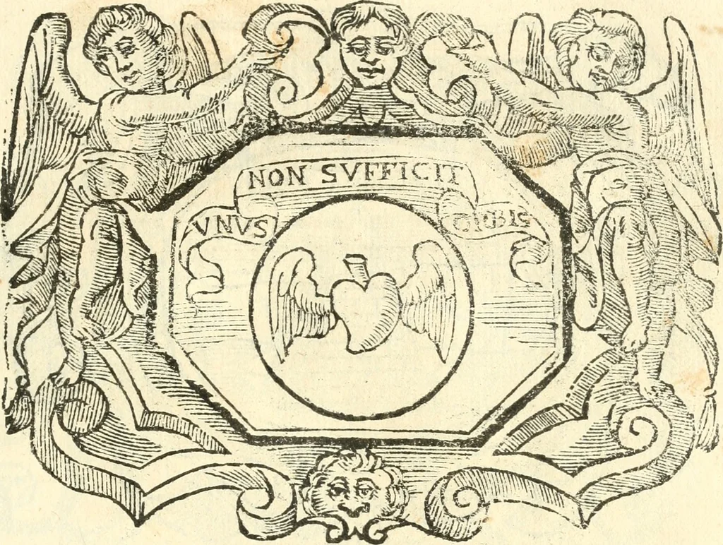 An illustration from Il zodiaco, over, idea di perfettione di prencipi : formata dall'heroiche virtù dell'illvstriss. et eccellentiss. signore D. Antonio Alvarez di Toledo, duca d'Alba vicere di Napoli : rapresentata come in vn trionfo dal fidelissimo popolo napoletano : per opera del dottore Francesco Antonio Scacciauento suo eletto : nella pomposissima festa di San Gio. Battista, celebrata à 23. di giugno 1629. per il settimo anno del suo gouerno, 1630, leaf 458