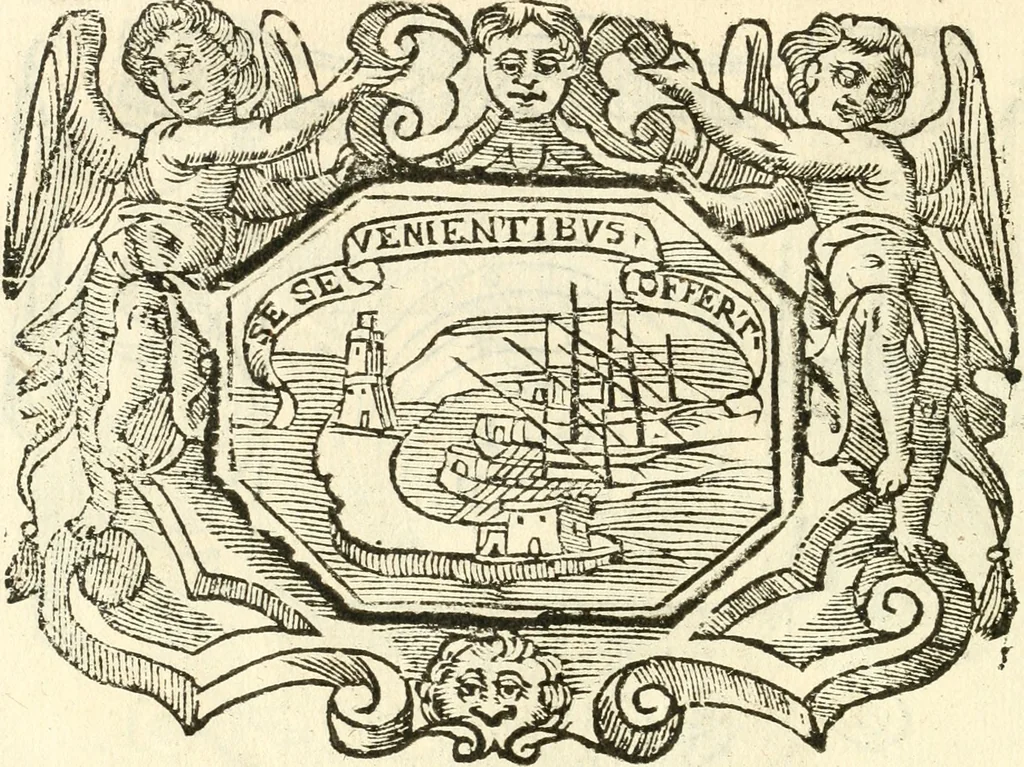 An illustration from Il zodiaco, over, idea di perfettione di prencipi : formata dall'heroiche virtù dell'illvstriss. et eccellentiss. signore D. Antonio Alvarez di Toledo, duca d'Alba vicere di Napoli : rapresentata come in vn trionfo dal fidelissimo popolo napoletano : per opera del dottore Francesco Antonio Scacciauento suo eletto : nella pomposissima festa di San Gio. Battista, celebrata à 23. di giugno 1629. per il settimo anno del suo gouerno, 1630, leaf 463