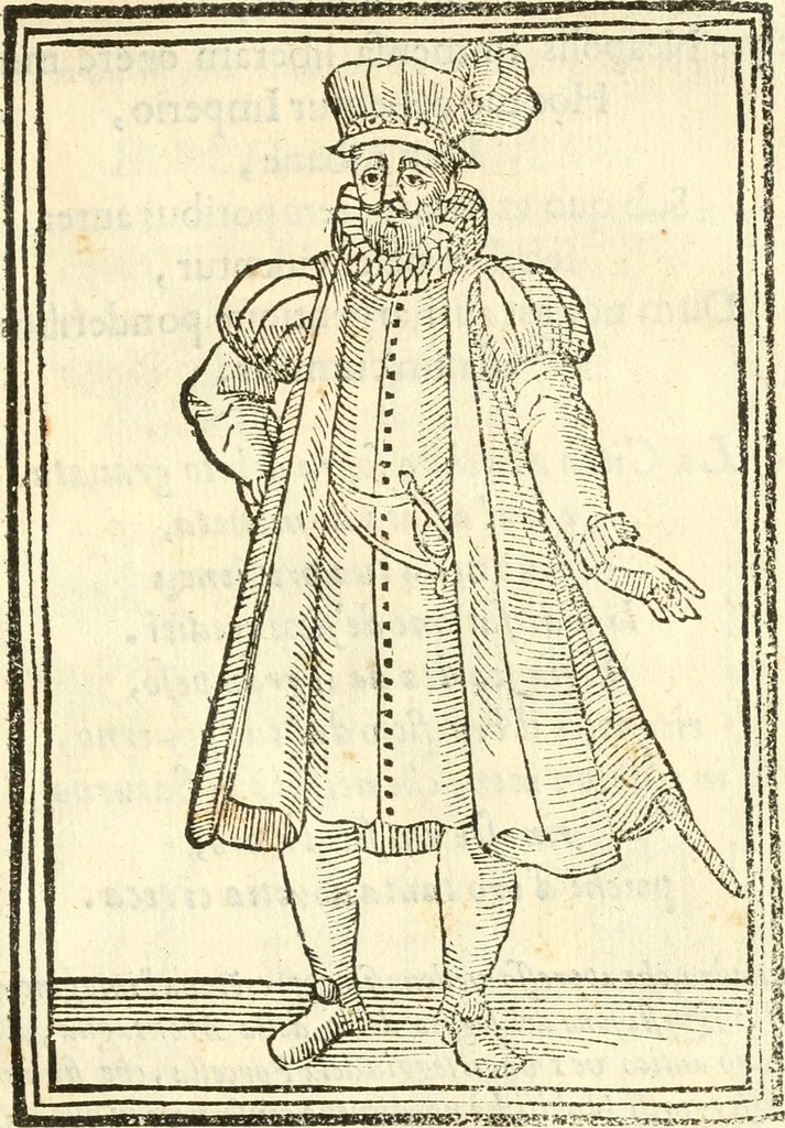 An illustration from Il zodiaco, over, idea di perfettione di prencipi : formata dall'heroiche virtù dell'illvstriss. et eccellentiss. signore D. Antonio Alvarez di Toledo, duca d'Alba vicere di Napoli : rapresentata come in vn trionfo dal fidelissimo popolo napoletano : per opera del dottore Francesco Antonio Scacciauento suo eletto : nella pomposissima festa di San Gio. Battista, celebrata à 23. di giugno 1629. per il settimo anno del suo gouerno, 1630, leaf 484