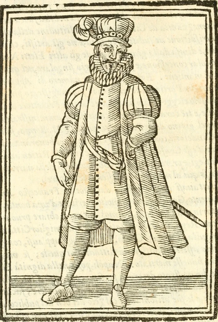 An illustration from Il zodiaco, over, idea di perfettione di prencipi : formata dall'heroiche virtù dell'illvstriss. et eccellentiss. signore D. Antonio Alvarez di Toledo, duca d'Alba vicere di Napoli : rapresentata come in vn trionfo dal fidelissimo popolo napoletano : per opera del dottore Francesco Antonio Scacciauento suo eletto : nella pomposissima festa di San Gio. Battista, celebrata à 23. di giugno 1629. per il settimo anno del suo gouerno, 1630, leaf 493