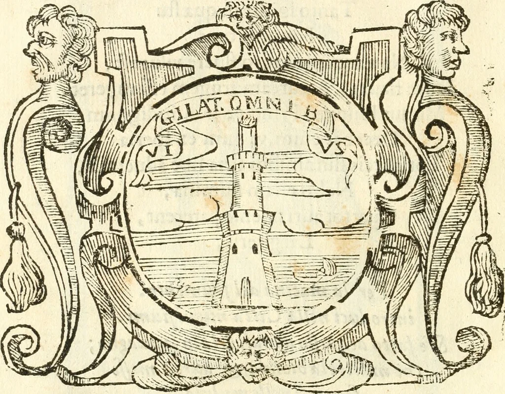 An illustration from Il zodiaco, over, idea di perfettione di prencipi : formata dall'heroiche virtù dell'illvstriss. et eccellentiss. signore D. Antonio Alvarez di Toledo, duca d'Alba vicere di Napoli : rapresentata come in vn trionfo dal fidelissimo popolo napoletano : per opera del dottore Francesco Antonio Scacciauento suo eletto : nella pomposissima festa di San Gio. Battista, celebrata à 23. di giugno 1629. per il settimo anno del suo gouerno, 1630, leaf 495