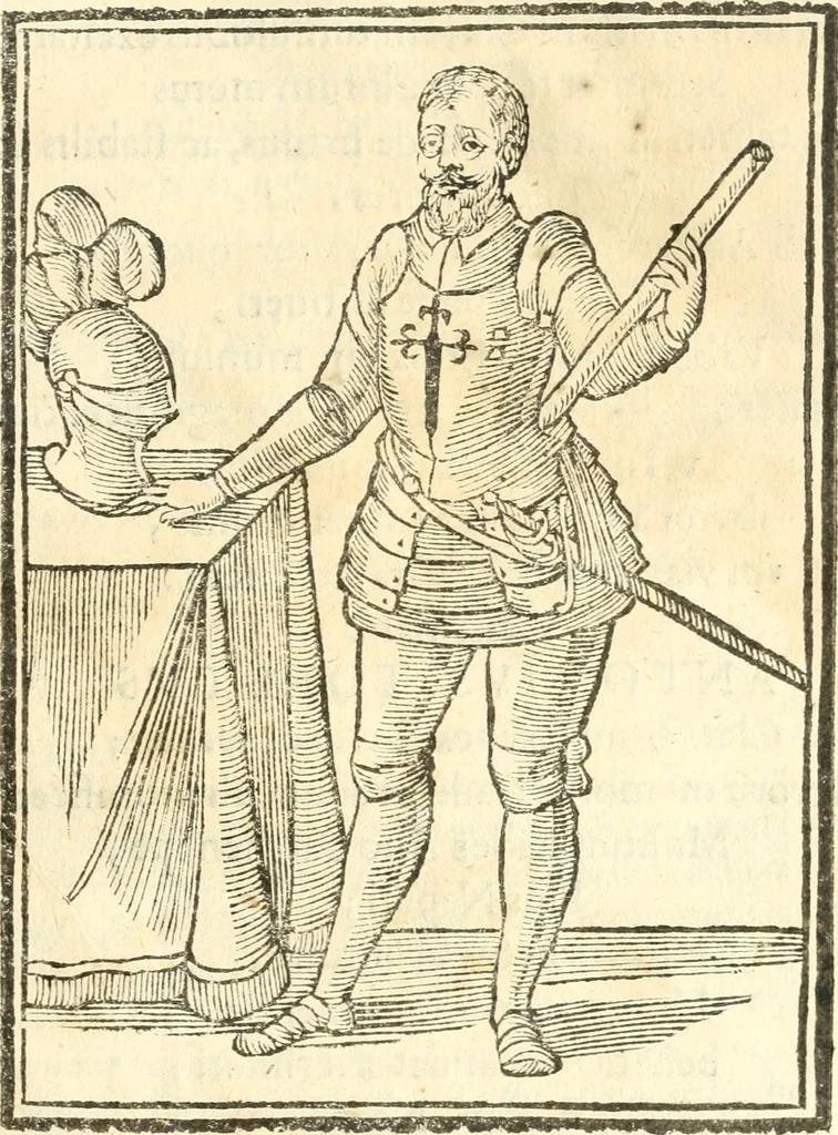 An illustration from Il zodiaco, over, idea di perfettione di prencipi : formata dall'heroiche virtù dell'illvstriss. et eccellentiss. signore D. Antonio Alvarez di Toledo, duca d'Alba vicere di Napoli : rapresentata come in vn trionfo dal fidelissimo popolo napoletano : per opera del dottore Francesco Antonio Scacciauento suo eletto : nella pomposissima festa di San Gio. Battista, celebrata à 23. di giugno 1629. per il settimo anno del suo gouerno, 1630, leaf 52