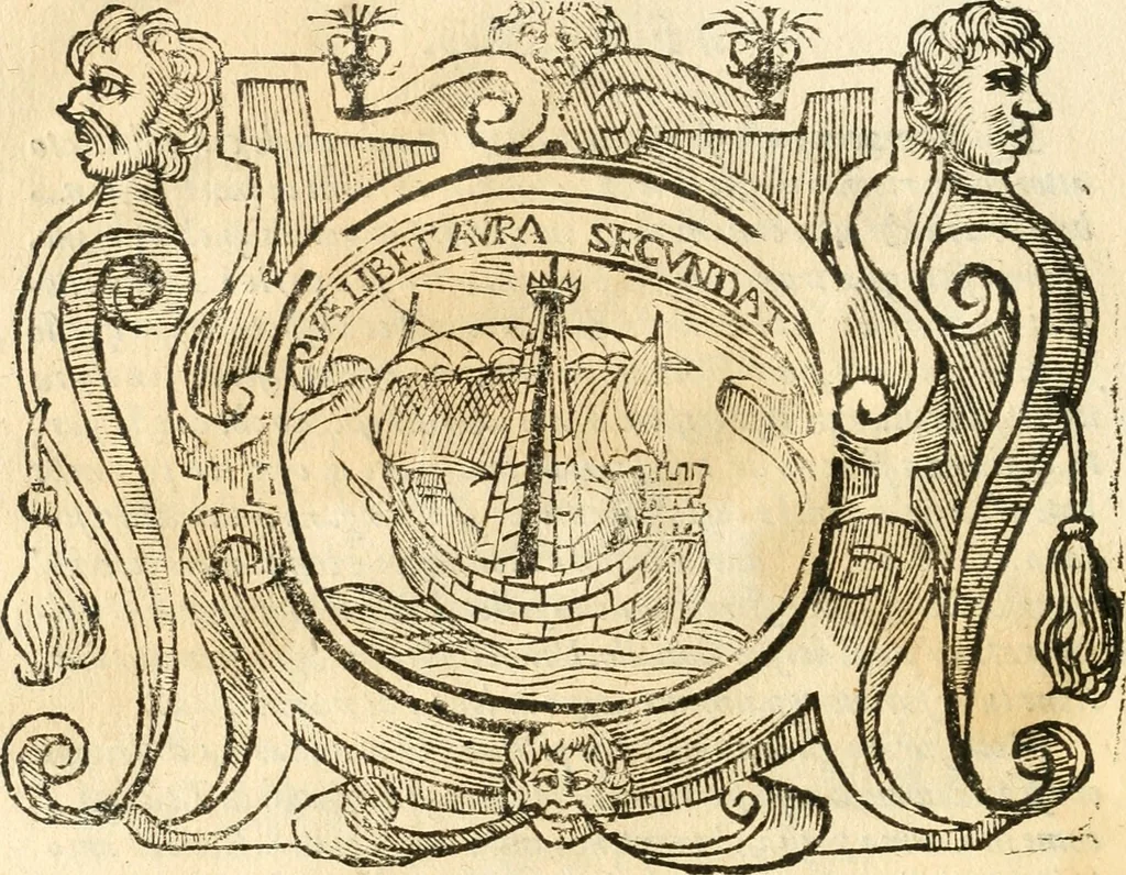 An illustration from Il zodiaco, over, idea di perfettione di prencipi : formata dall'heroiche virtù dell'illvstriss. et eccellentiss. signore D. Antonio Alvarez di Toledo, duca d'Alba vicere di Napoli : rapresentata come in vn trionfo dal fidelissimo popolo napoletano : per opera del dottore Francesco Antonio Scacciauento suo eletto : nella pomposissima festa di San Gio. Battista, celebrata à 23. di giugno 1629. per il settimo anno del suo gouerno, 1630, leaf 63