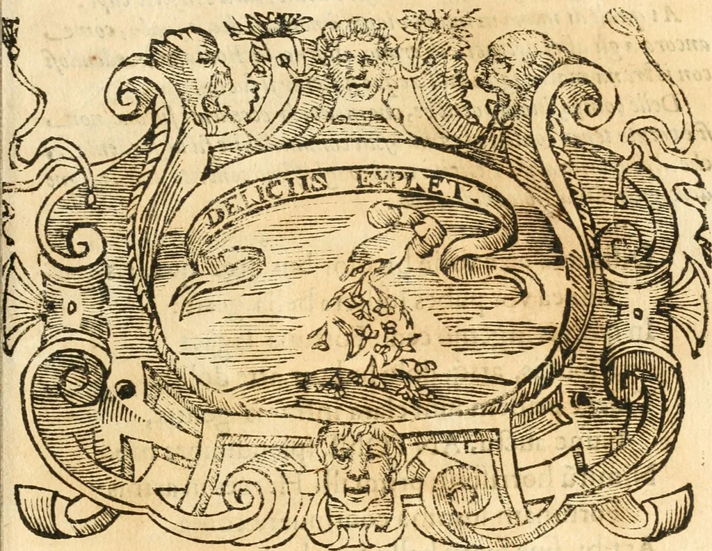An illustration from Il zodiaco, over, idea di perfettione di prencipi : formata dall'heroiche virtù dell'illvstriss. et eccellentiss. signore D. Antonio Alvarez di Toledo, duca d'Alba vicere di Napoli : rapresentata come in vn trionfo dal fidelissimo popolo napoletano : per opera del dottore Francesco Antonio Scacciauento suo eletto : nella pomposissima festa di San Gio. Battista, celebrata à 23. di giugno 1629. per il settimo anno del suo gouerno, 1630, leaf 68