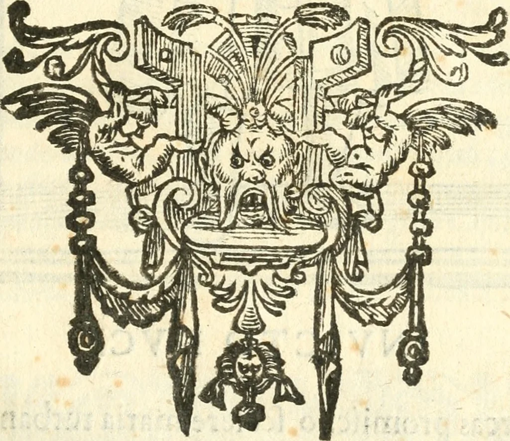 An illustration from Il zodiaco, over, idea di perfettione di prencipi : formata dall'heroiche virtù dell'illvstriss. et eccellentiss. signore D. Antonio Alvarez di Toledo, duca d'Alba vicere di Napoli : rapresentata come in vn trionfo dal fidelissimo popolo napoletano : per opera del dottore Francesco Antonio Scacciauento suo eletto : nella pomposissima festa di San Gio. Battista, celebrata à 23. di giugno 1629. per il settimo anno del suo gouerno, 1630, leaf 84
