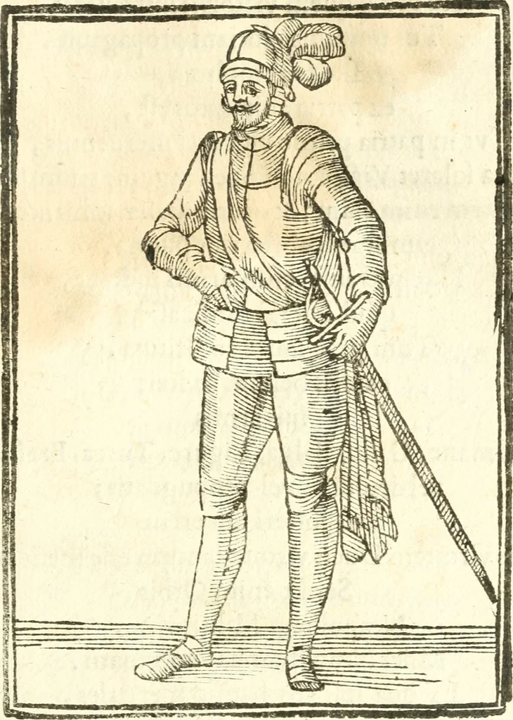An illustration from Il zodiaco, over, idea di perfettione di prencipi : formata dall'heroiche virtù dell'illvstriss. et eccellentiss. signore D. Antonio Alvarez di Toledo, duca d'Alba vicere di Napoli : rapresentata come in vn trionfo dal fidelissimo popolo napoletano : per opera del dottore Francesco Antonio Scacciauento suo eletto : nella pomposissima festa di San Gio. Battista, celebrata à 23. di giugno 1629. per il settimo anno del suo gouerno, 1630, leaf 94