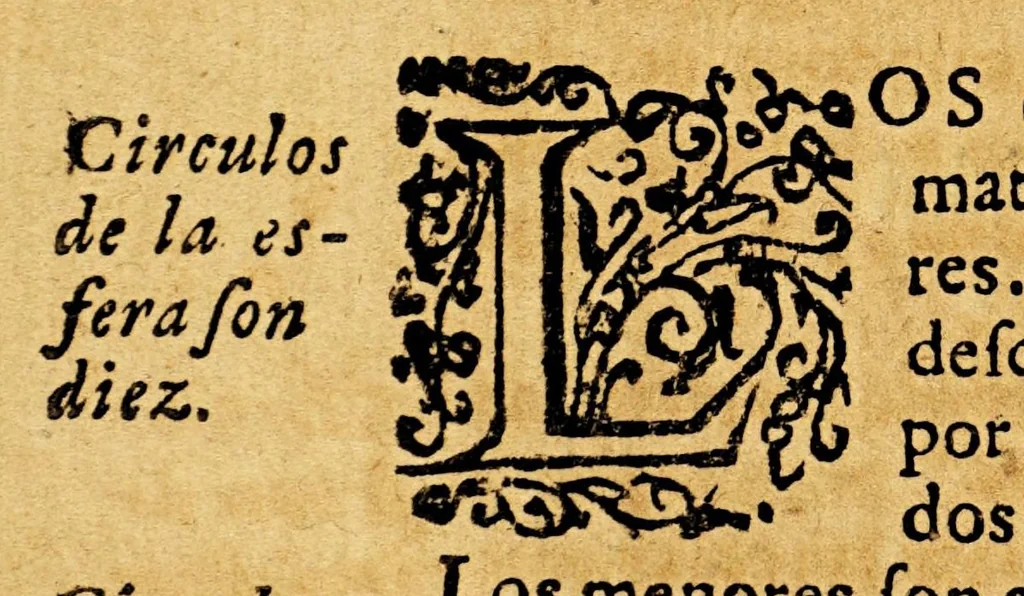 An illustration from Imagen del mundo, sobre la esfera, cosmographia, y geografia, teorica de planetas, y arte de nauegar. ..., 1627, leaf 152