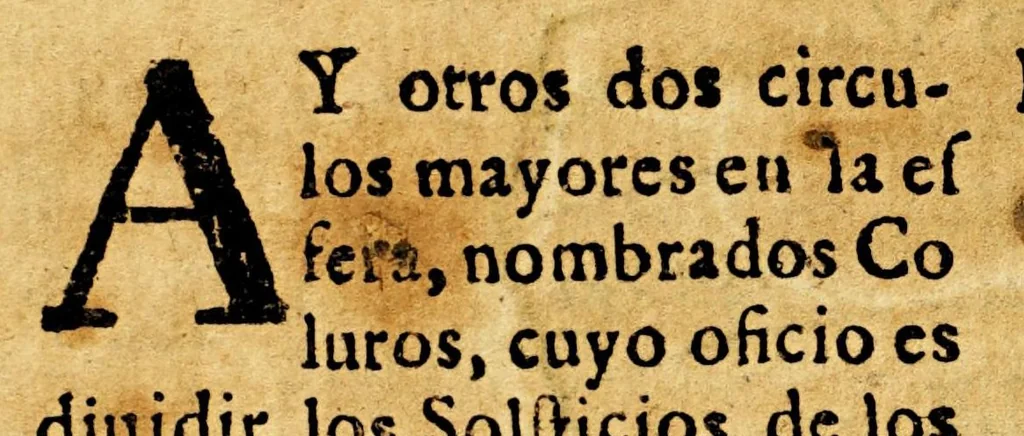 An illustration from Imagen del mundo, sobre la esfera, cosmographia, y geografia, teorica de planetas, y arte de nauegar. ..., 1627, leaf 180