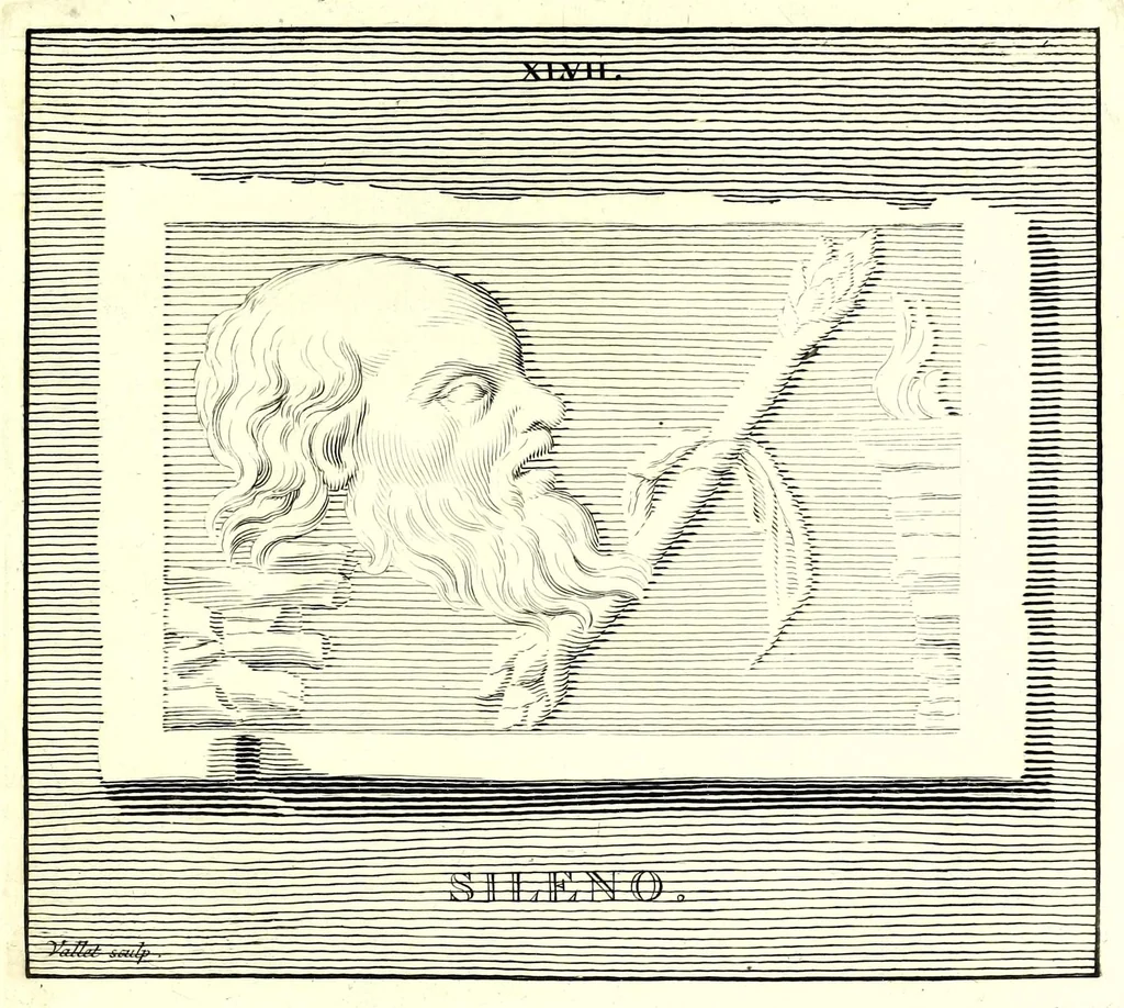 An illustration from Images des héros et des grands hommes de l'antiquité. Dessinées sur des médailles, des pierres antiques & autres anciens monumens, 1731, leaf 335