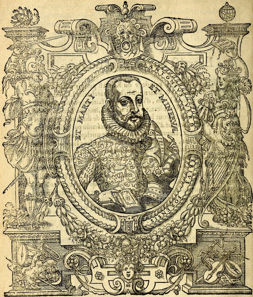 An illustration from Imagines deorum, qui ab antiquis colebantur : in quibus simulacra, ritus, caerimoniae, magnaq[ue] ex parte veterum religio explicatur, 1581, leaf 13