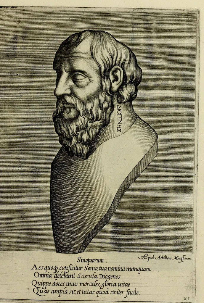 An illustration from Imagines et elogia virorum illustrium et eruditor ex antiquis lapidibus et nomismatib., 1570, leaf 145