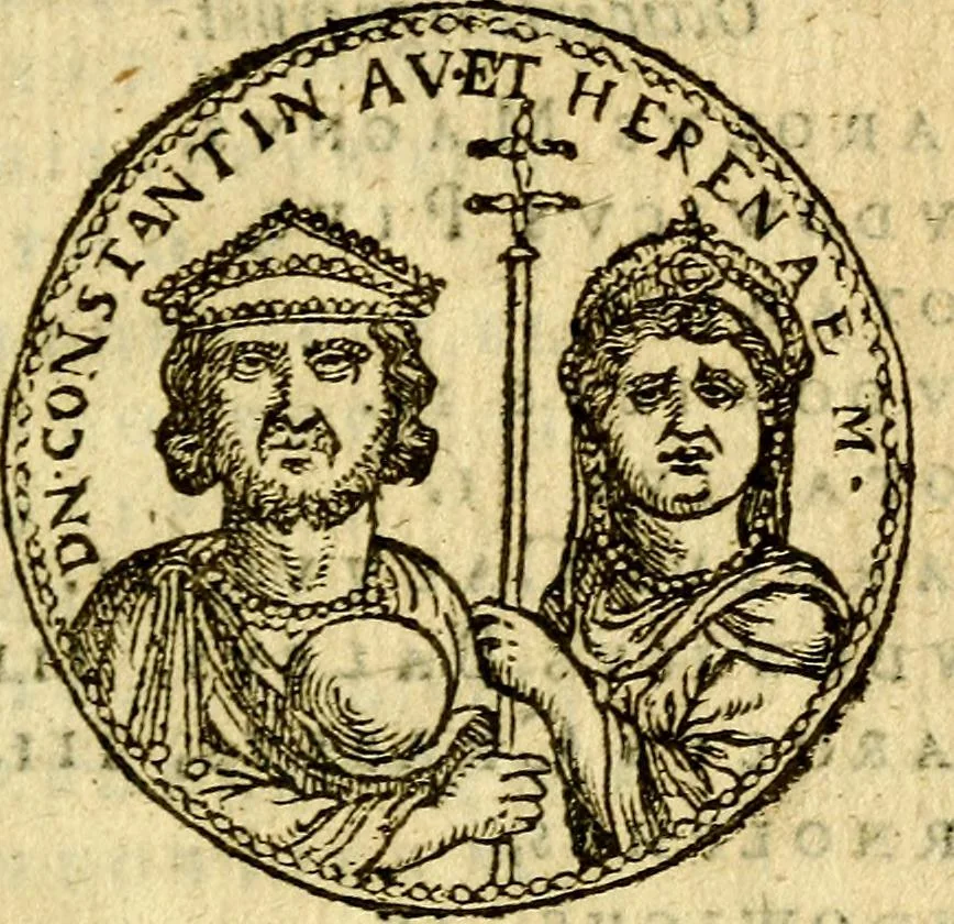 An illustration from Imagines et vitae imperatorvm Romanorvm: Illae ad vetusta numismata fideliter designatae; hae ex probatissimis auctoribus depromtae. Addita ad singulas imagines Ausonÿ & aliorum Elogia Tetrasticha, 1599, leaf 226