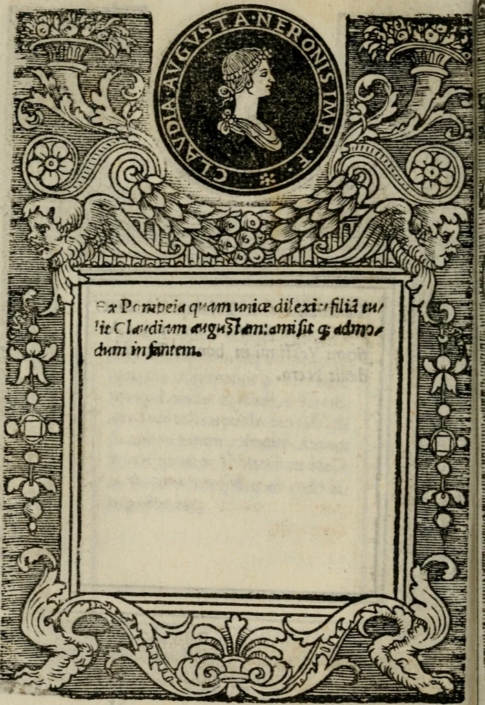 An illustration from Illvstrivm imagines, 1517, leaf 103