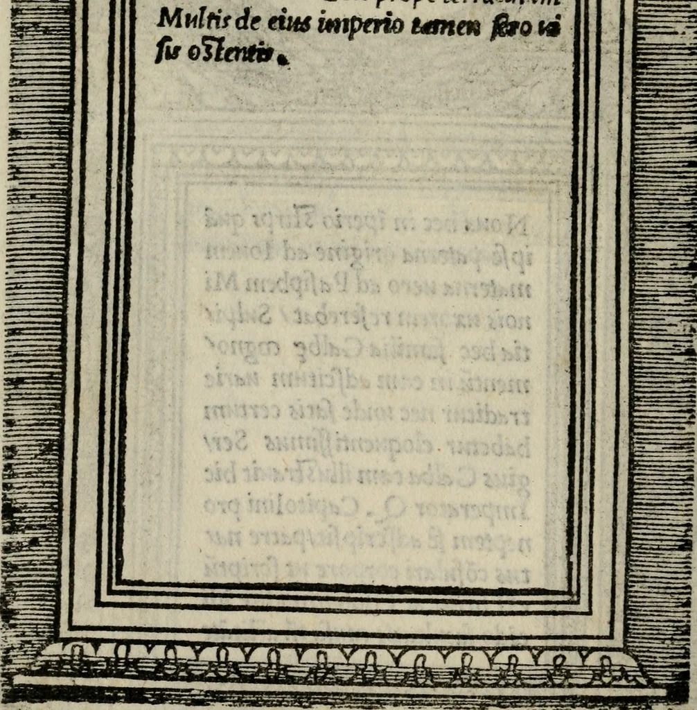 An illustration from Illvstrivm imagines, 1517, leaf 107