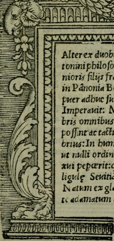 An illustration from Illvstrivm imagines, 1517, leaf 164