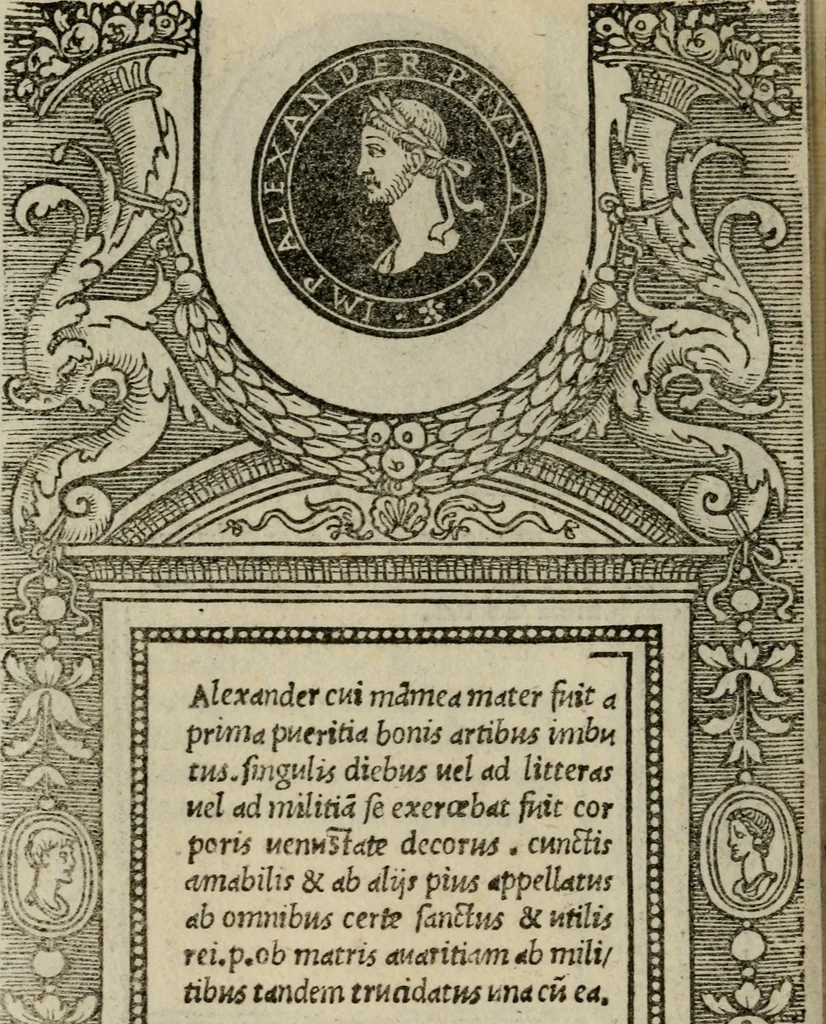 An illustration from Illvstrivm imagines, 1517, leaf 173
