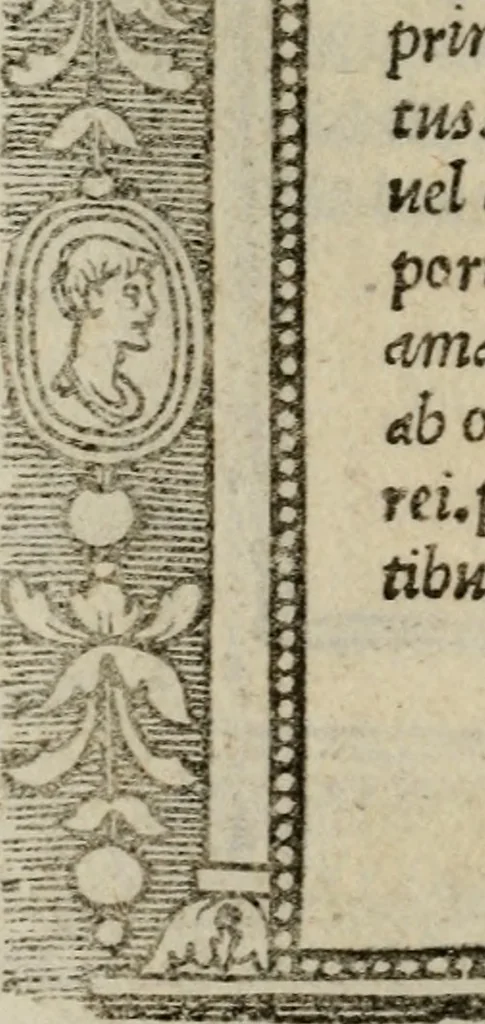 An illustration from Illvstrivm imagines, 1517, leaf 173