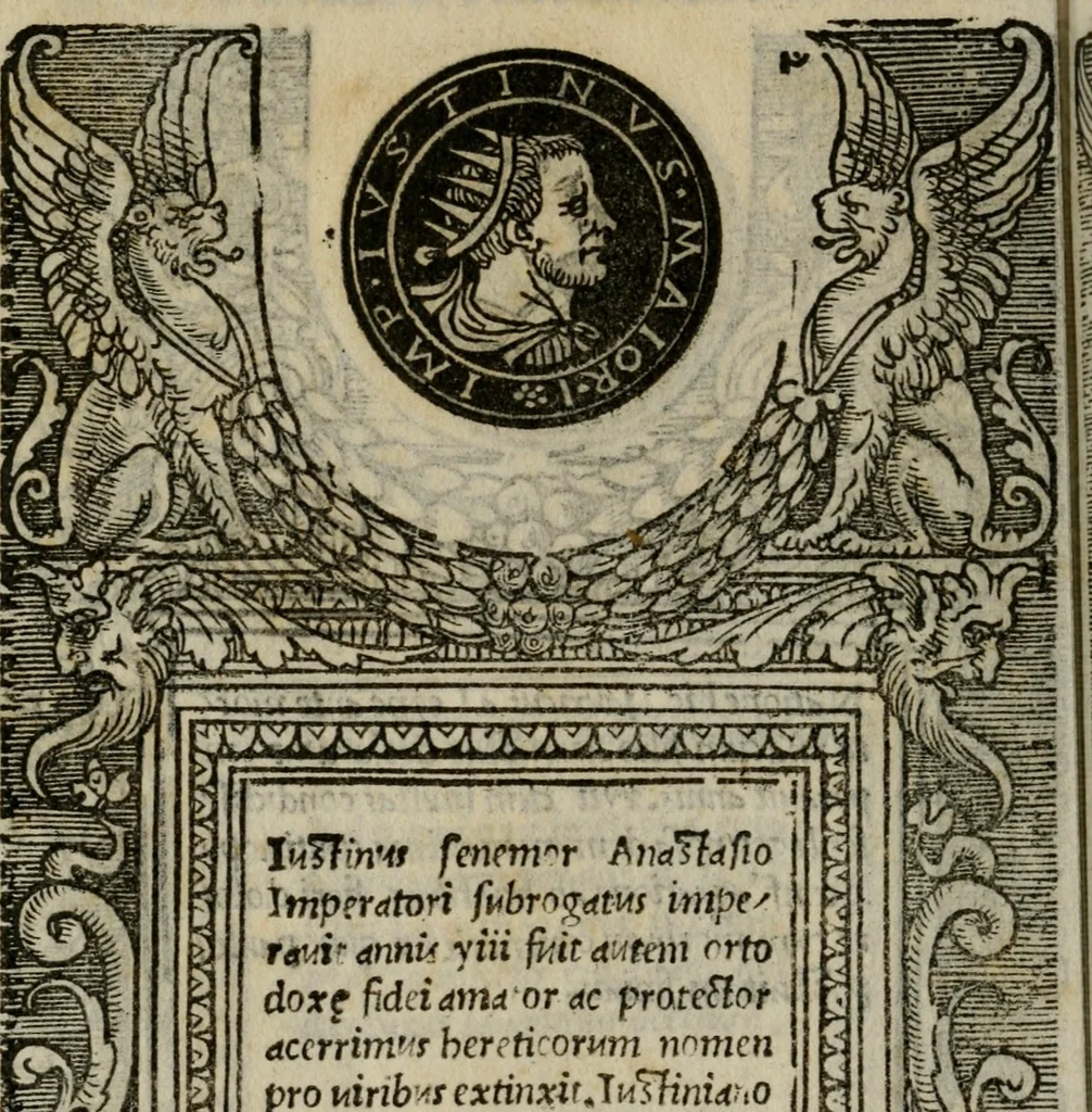 An illustration from Illvstrivm imagines, 1517, leaf 209