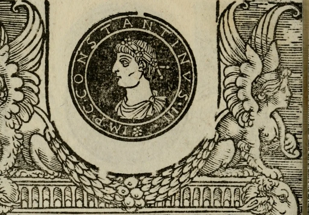 An illustration from Illvstrivm imagines, 1517, leaf 215