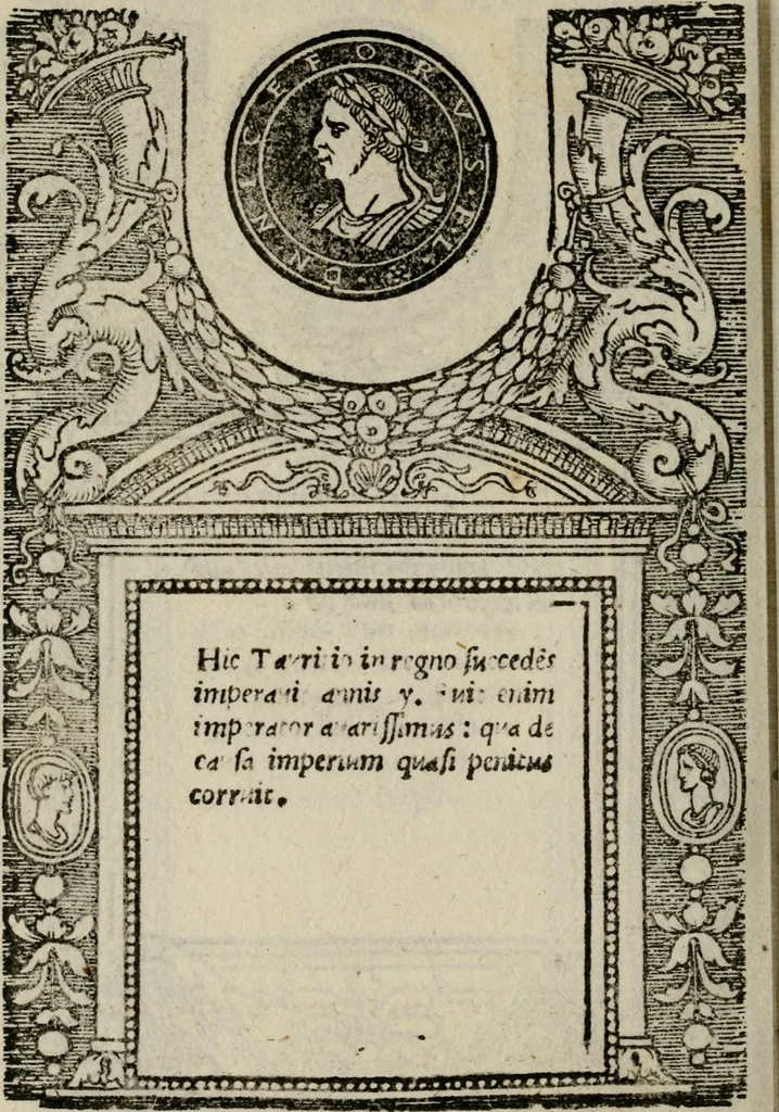 An illustration from Illvstrivm imagines, 1517, leaf 225