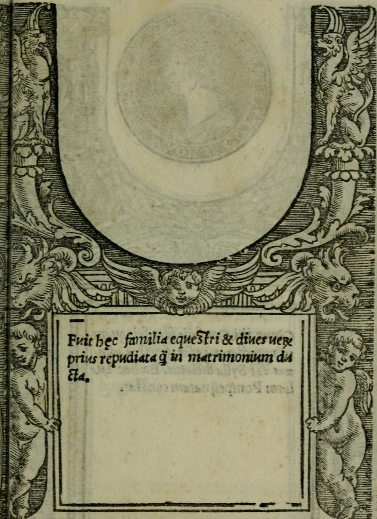 An illustration from Illvstrivm imagines, 1517, leaf 40