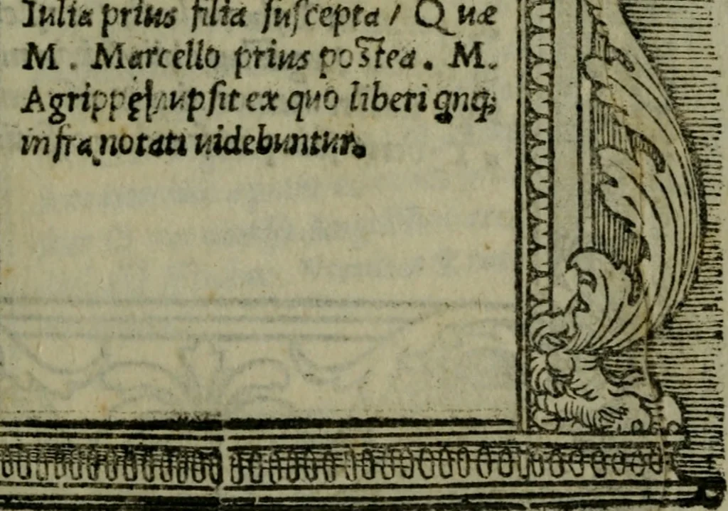 An illustration from Illvstrivm imagines, 1517, leaf 54
