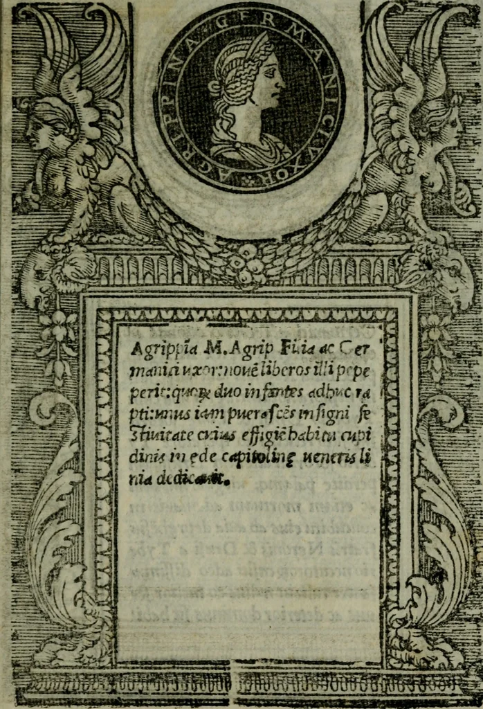 An illustration from Illvstrivm imagines, 1517, leaf 74