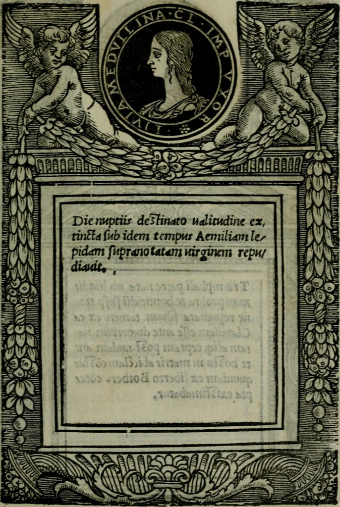 An illustration from Illvstrivm imagines, 1517, leaf 84