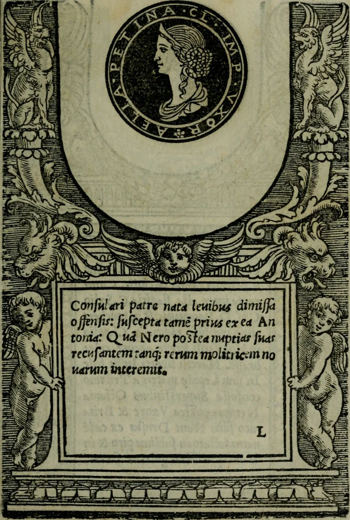 An illustration from Illvstrivm imagines, 1517, leaf 86