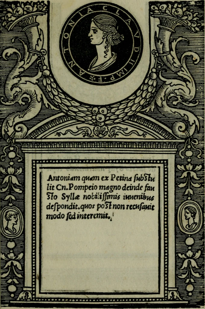 An illustration from Illvstrivm imagines, 1517, leaf 92