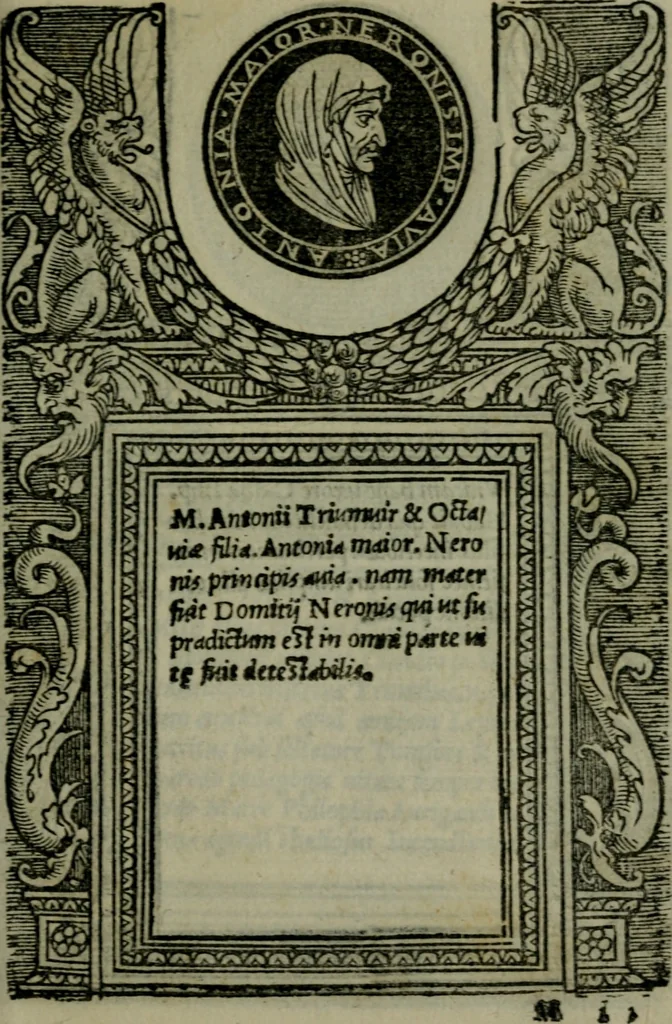 An illustration from Illvstrivm imagines, 1517, leaf 96