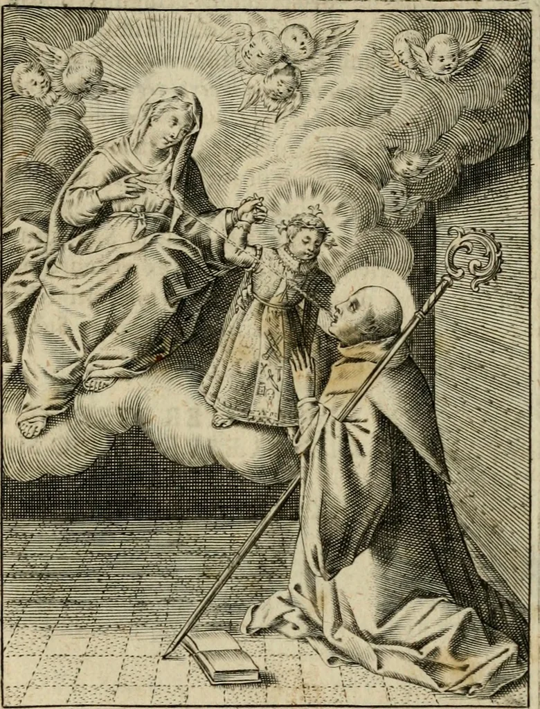 An illustration from Imagines sanctorum ord. S. Benedicti : tabellis aereis expressae cum eulogiis ex eorumdem vitis, 1625, leaf 118