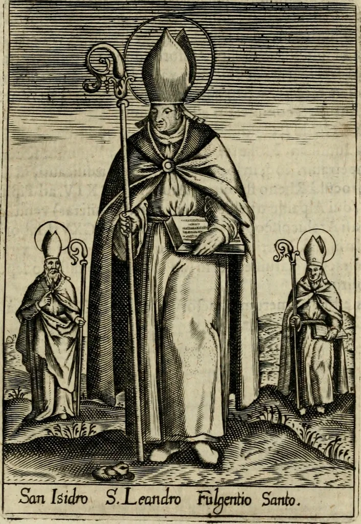 An illustration from Imagines sanctorum ord. S. Benedicti : tabellis aereis expressae cum eulogiis ex eorumdem vitis, 1625, leaf 38