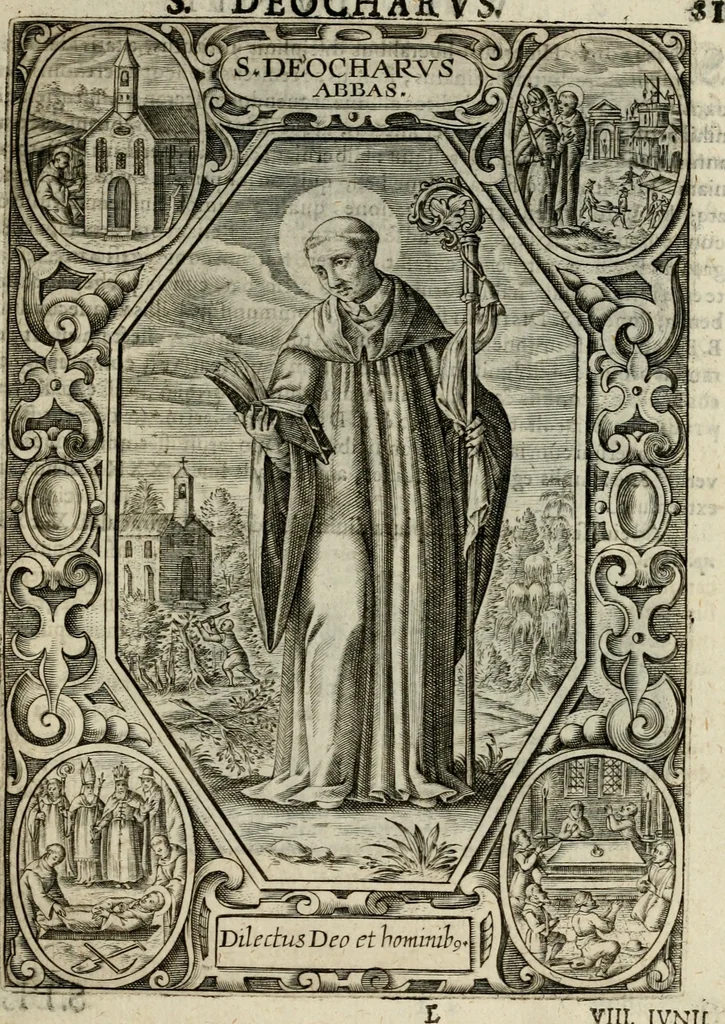 An illustration from Imagines sanctorum ord. S. Benedicti : tabellis aereis expressae cum eulogiis ex eorumdem vitis, 1625, leaf 84