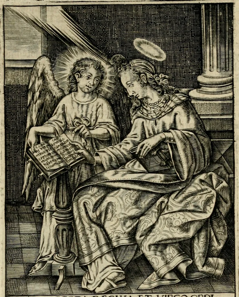 An illustration from Imagines sanctorum ord. S. Benedicti : tabellis aereis expressae cum eulogiis ex eorumdem vitis, 1625, leaf 92