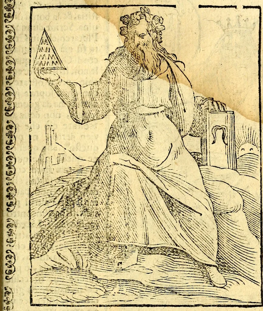 An illustration from Imagini delli dei de gl'antichi, 1647, leaf 114