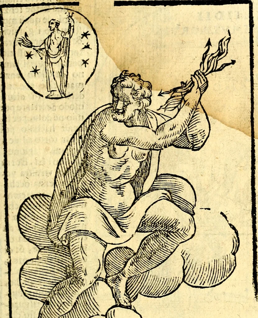 An illustration from Imagini delli dei de gl'antichi, 1647, leaf 116